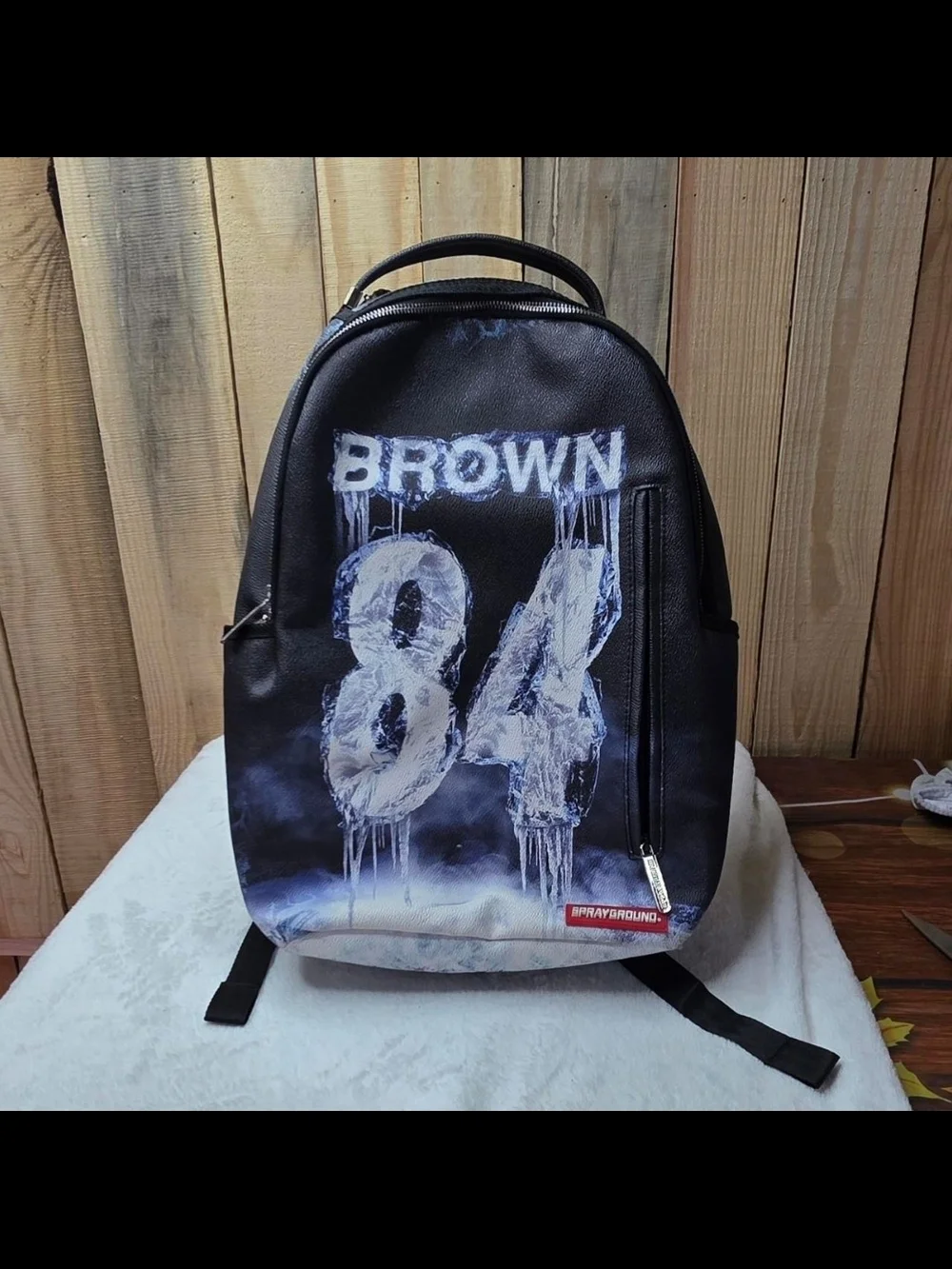 Sprayground Black Graphic Men's Backpack